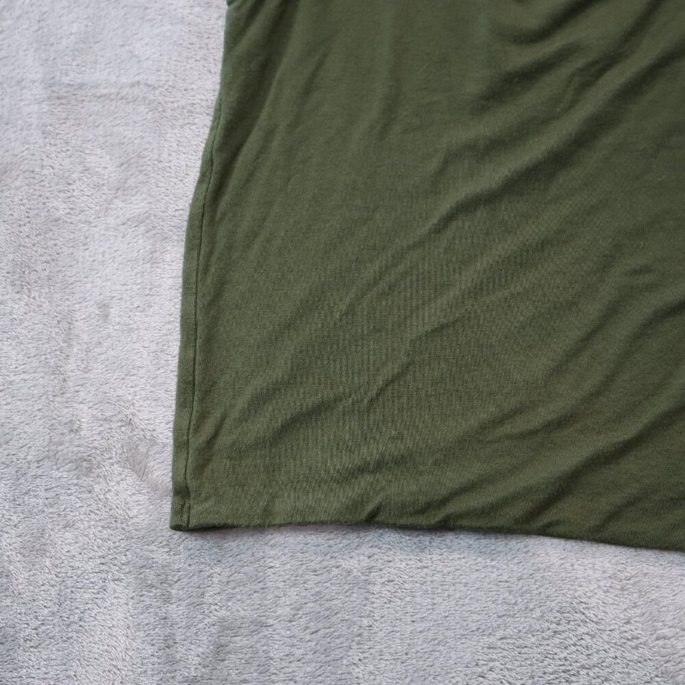 Pacsun Basics Tank Top Womens Cropped Spaghetti Strap Sleeveless Shirt Green L - Picture 4 of 14